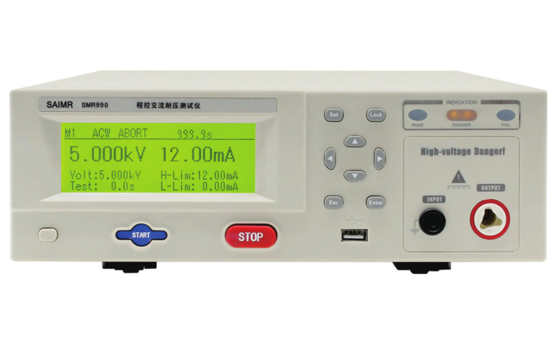 7.5kg High Voltage Insulation Tester Ac Dielectric Tester Với giao diện I/O