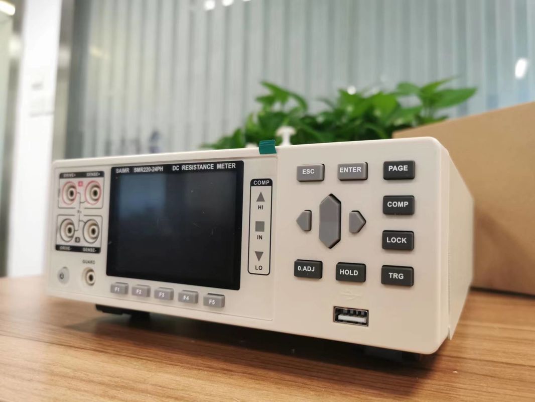 Máy kiểm tra điện áp cao DC Resistance Meter LAN / RS232 / IO Interface