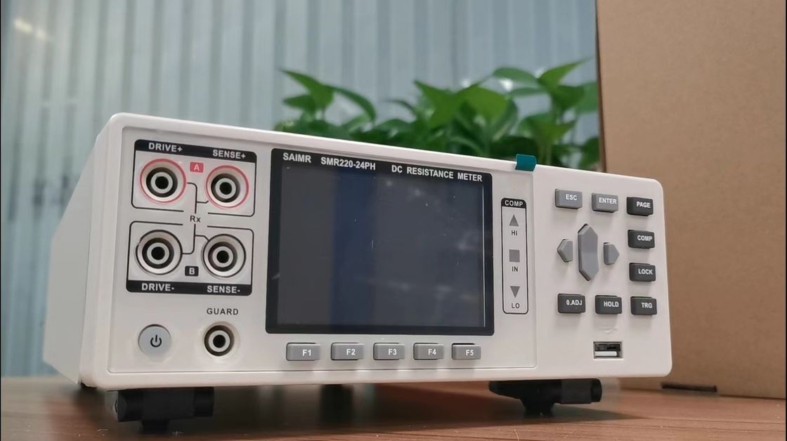 Máy kiểm tra điện áp pin di động Máy kiểm tra điện trở đồng 0.1 Micro Ohm đến 3.3 Mega Ohm