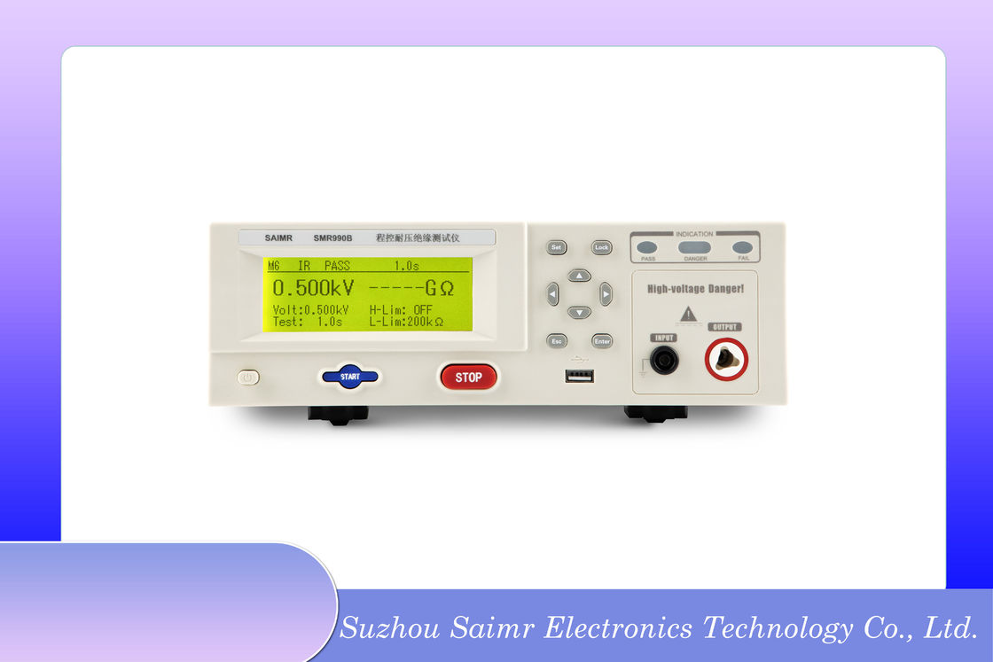 Màn hình LCD Hipot Thiết bị cách nhiệt Hipot chịu áp suất kiểm tra với giao diện I / O